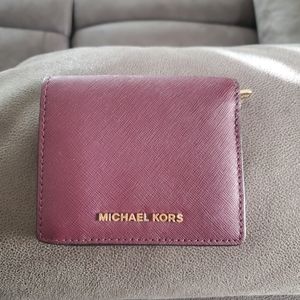 Michael Kors burgundy wallet